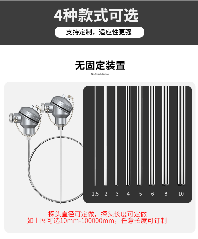 鎧裝熱電偶-阻10_http://m.siteall.cn_溫度儀表_第7張